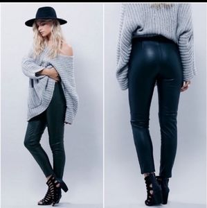 Free People Faux Leather Leggings